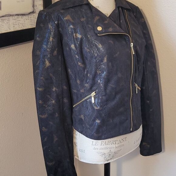 Rock The Republic Faux Leather Moto Jacket - Picture 5 of 11